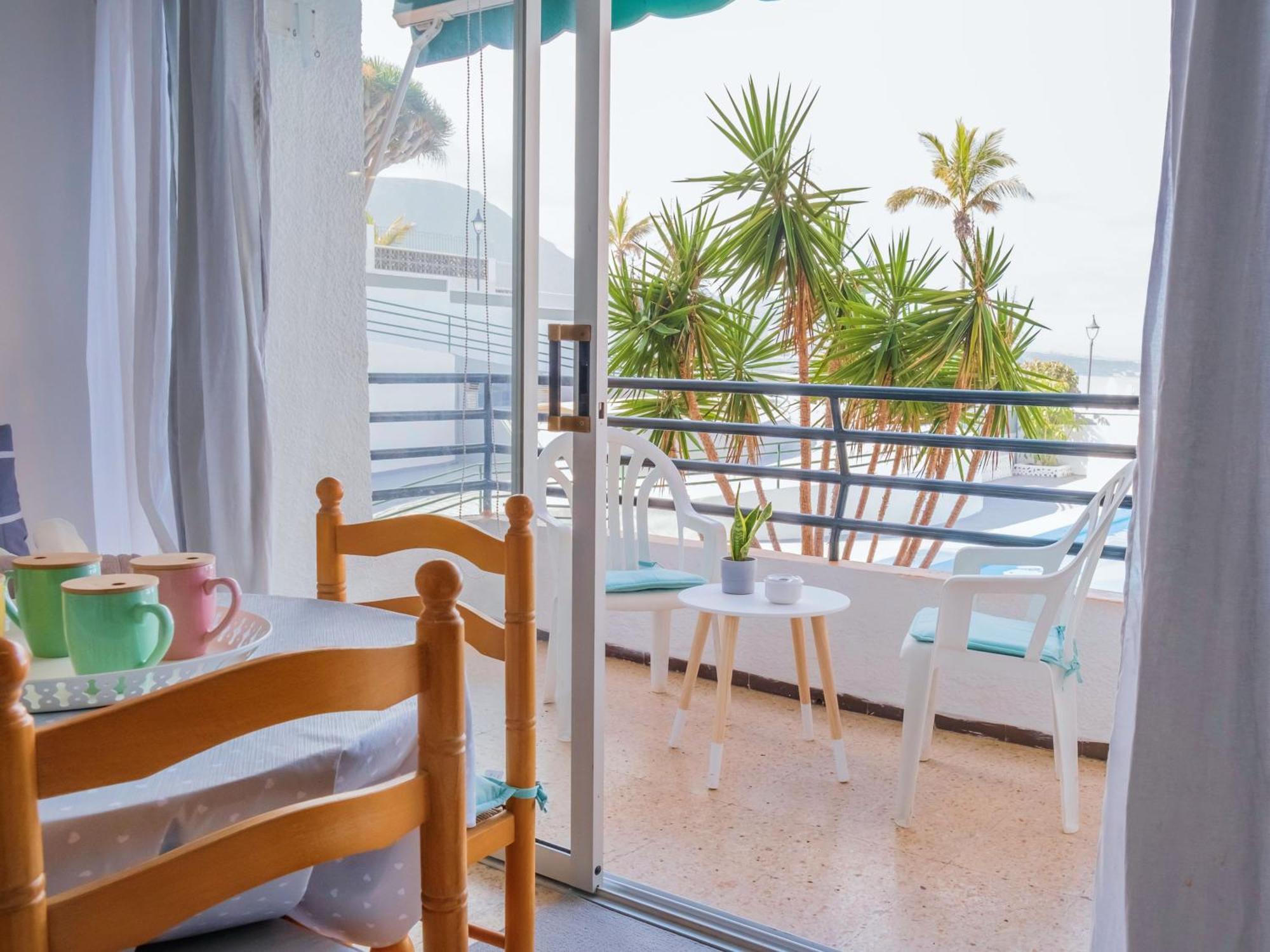 Live Punta Columbus Pool & Beach Front Punta Del Hidalgo Dış mekan fotoğraf