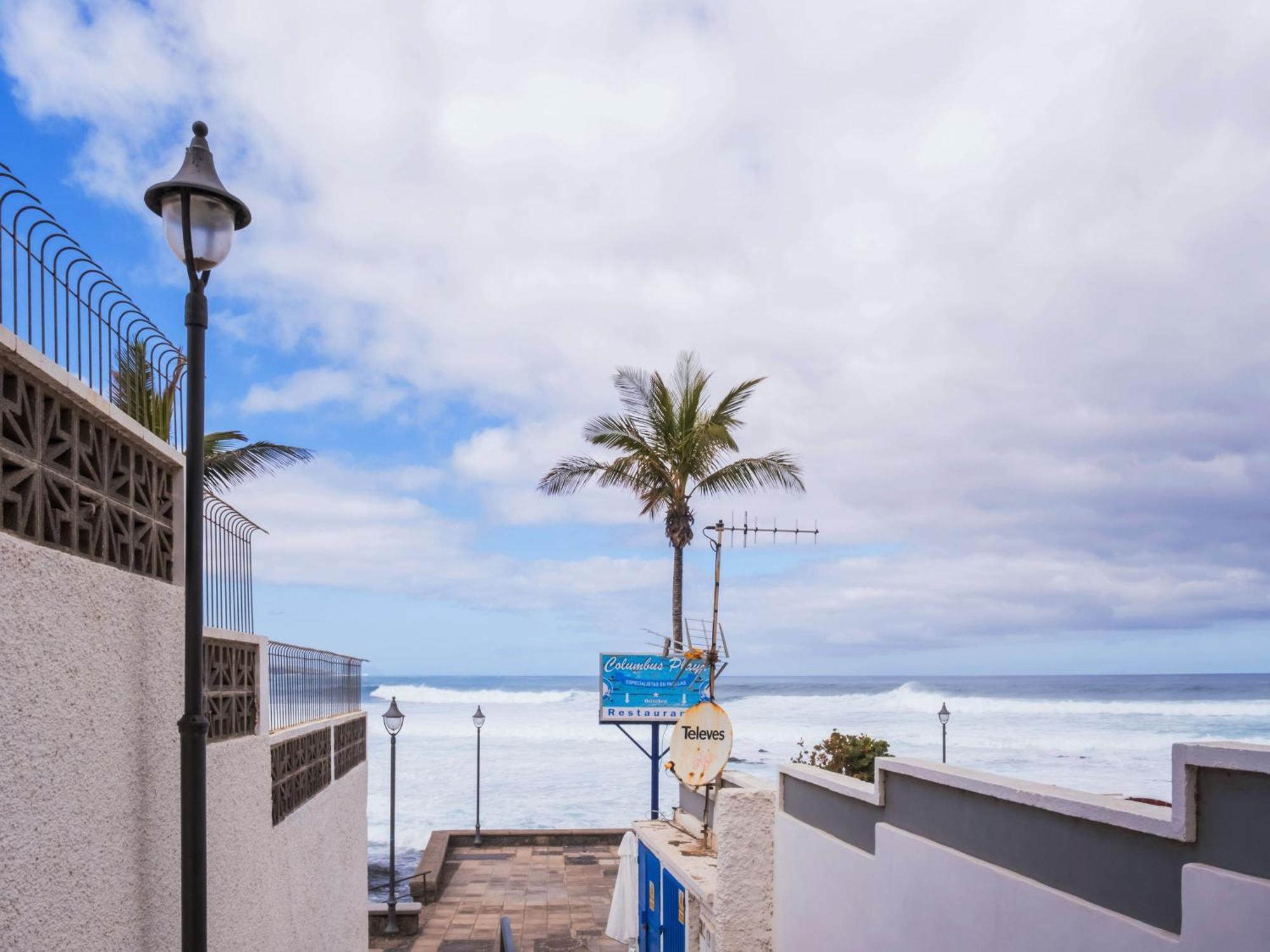 Live Punta Columbus Pool & Beach Front Punta Del Hidalgo Dış mekan fotoğraf